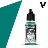 Vallejo 70755 Model Color 074 Light Emerald Acrylic Paint 18ml - A-Z Toy Hobby
