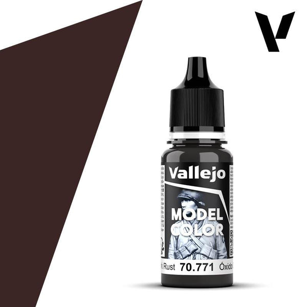 Vallejo 70771 Model Color 156 Dark Rust Acrylic Paint 18ml - A-Z Toy Hobby