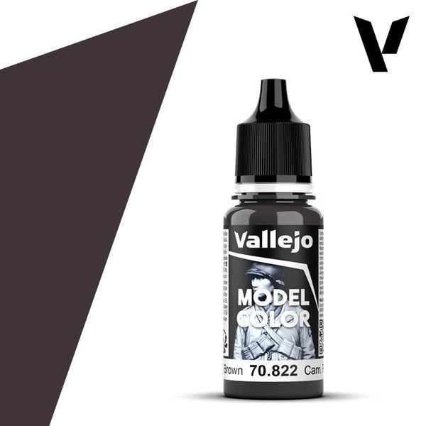 Vallejo 70822 Model Color 145 Camouflage Black Brown Acrylic Paint 18ml - A-Z Toy Hobby