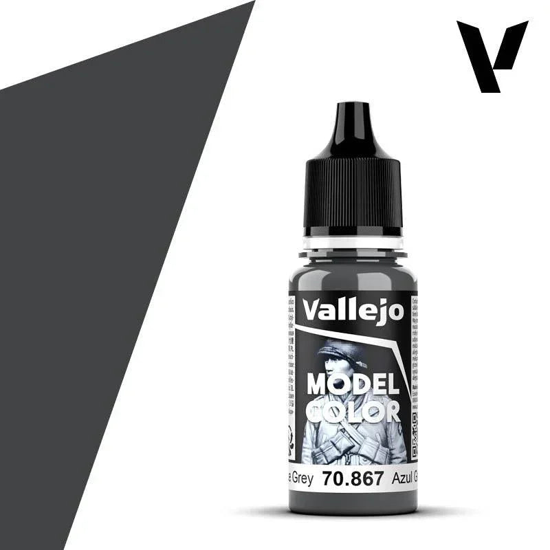 Vallejo 70867 Model Color 180 Dark Blue Gray Acrylic Paint 18ml - A-Z Toy Hobby