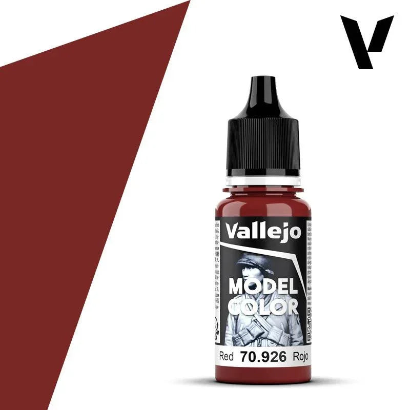 Vallejo 70926 Model Color 034 Red Acrylic Paint 18ml - A-Z Toy Hobby