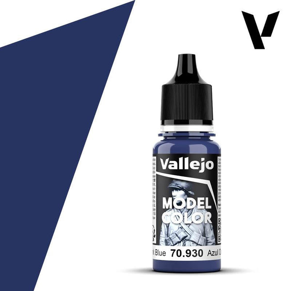 Vallejo 70930 Model Color 061 Dark Blue Acrylic Paint 18ml - A-Z Toy Hobby