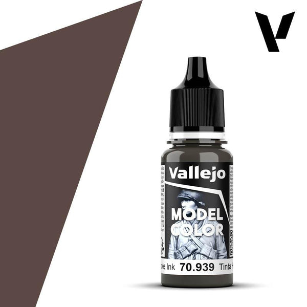 Vallejo 70939 Model Color 194 Smoke Ink Acrylic Paint 18ml - A-Z Toy Hobby