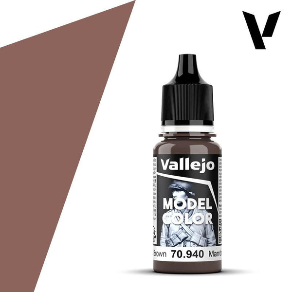 Vallejo 70940 Model Color 153 Saddle Brown Acrylic Paint 18ml - A-Z Toy Hobby