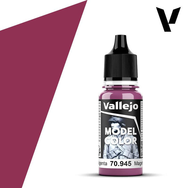 Vallejo 70945 Model Color 044 Magenta Acrylic Paint 18ml - A-Z Toy Hobby