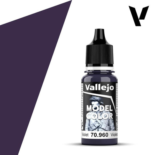 Vallejo 70960 Model Color 053 Violet Acrylic Paint 18ml - A-Z Toy Hobby