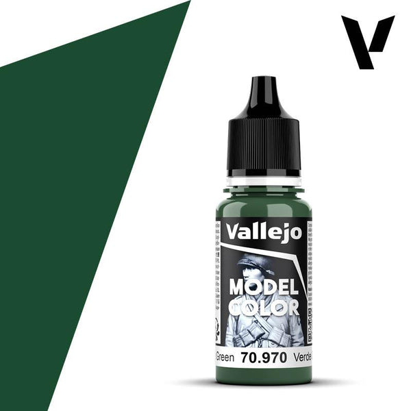 Vallejo 70970 Model Color 079 Deep Green Acrylic Paint 18ml - A-Z Toy Hobby