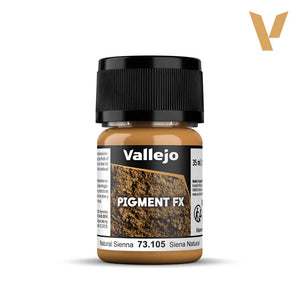 Vallejo 73105 Pigment FX Natural Sienna 35ml - A-Z Toy Hobby