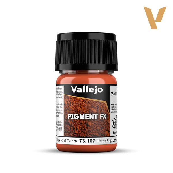 Vallejo 73107 Pigment FX Dark Red Ochre 35ml