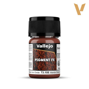 Vallejo 73108 Pigment FX Brown Iron Oxide 35ml - A-Z Toy Hobby