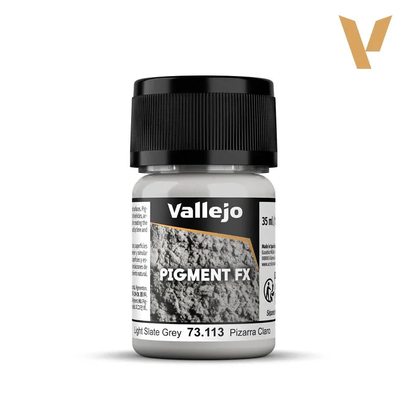 Vallejo 73113 Pigment FX Light Slate Gray 35ml - A-Z Toy Hobby