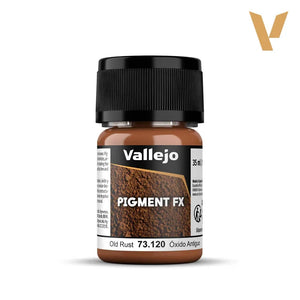 Vallejo 73120 Pigment FX Old Rust 35ml - A-Z Toy Hobby