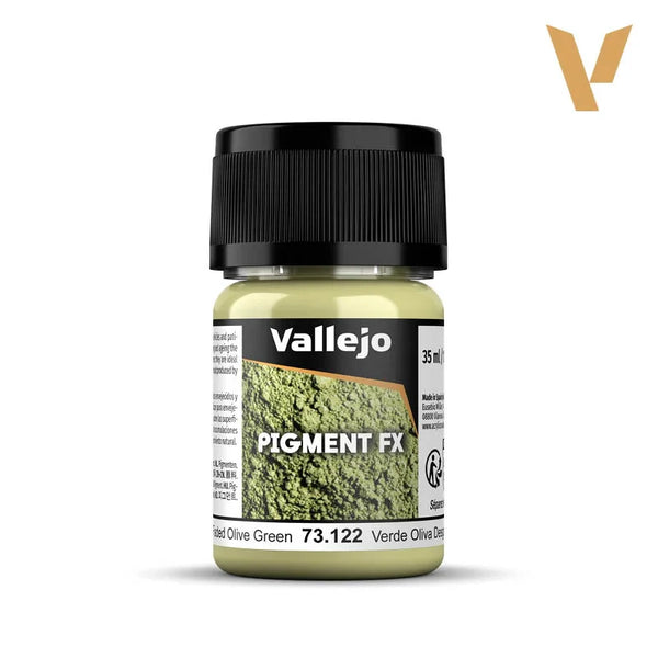 Vallejo 73122 Pigment FX Faded Olive Green 35ml