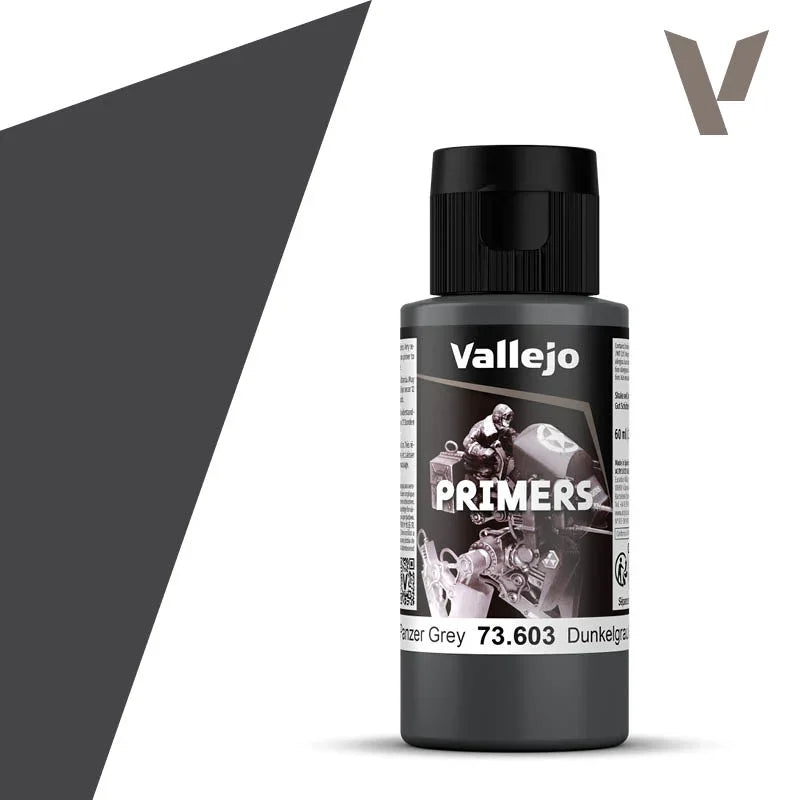 Vallejo Primers German Panzer Gray Acrylic Paint - A-Z Toy Hobby