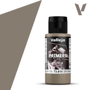 Vallejo Primers IDF Israeli Sand Gray (61-73) Acrylic Paint - A-Z Toy Hobby