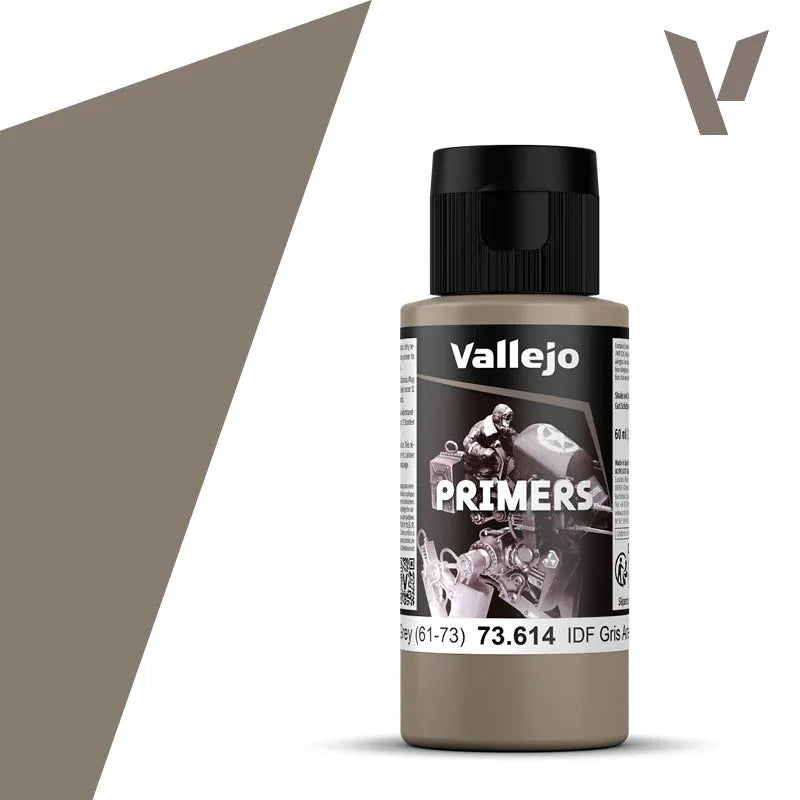 Vallejo Primers IDF Israeli Sand Gray (61-73) Acrylic Paint - A-Z Toy Hobby