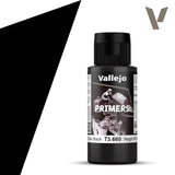 Vallejo Primers Gloss Black Acrylic Paint - A-Z Toy Hobby