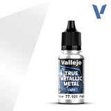 Vallejo 77101 True Metallic Metal Sterling Silver (Light) Paint 18ml
