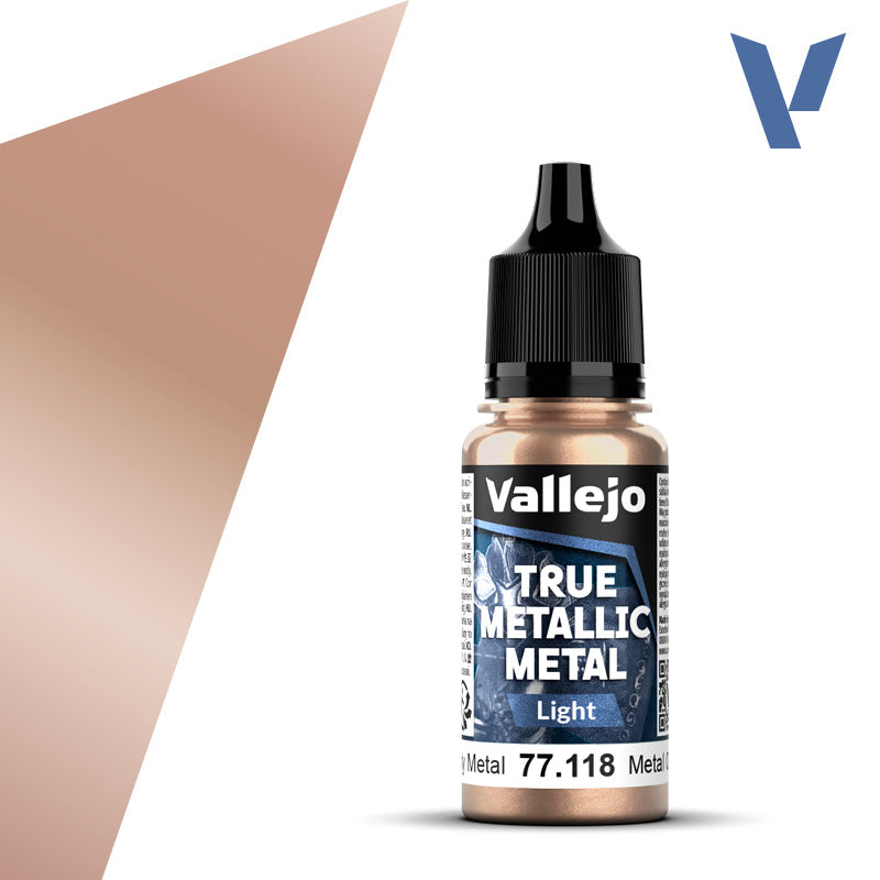 Vallejo 77118 True Metallic Metal Rusty Metal (Light) Paint 18ml