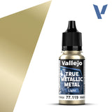 Vallejo 77119 True Metallic Metal Aged Metal (Light) Paint 18ml