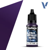 Vallejo 77149 True Metallic Metal Celestial Violet (Shade) Paint 18ml