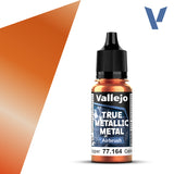 Vallejo 77164 True Metallic Metal Ancient Copper (Airbrush) Paint 18ml