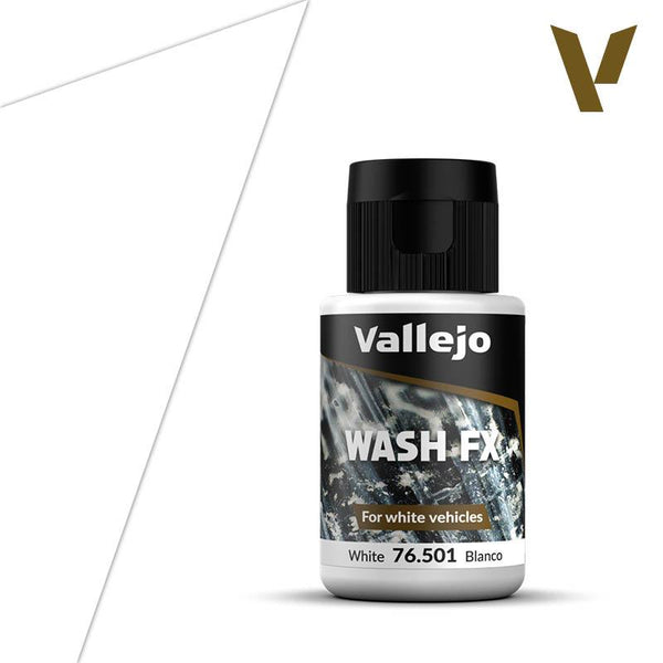 Vallejo 76501 Wash FX White 35ml - A-Z Toy Hobby