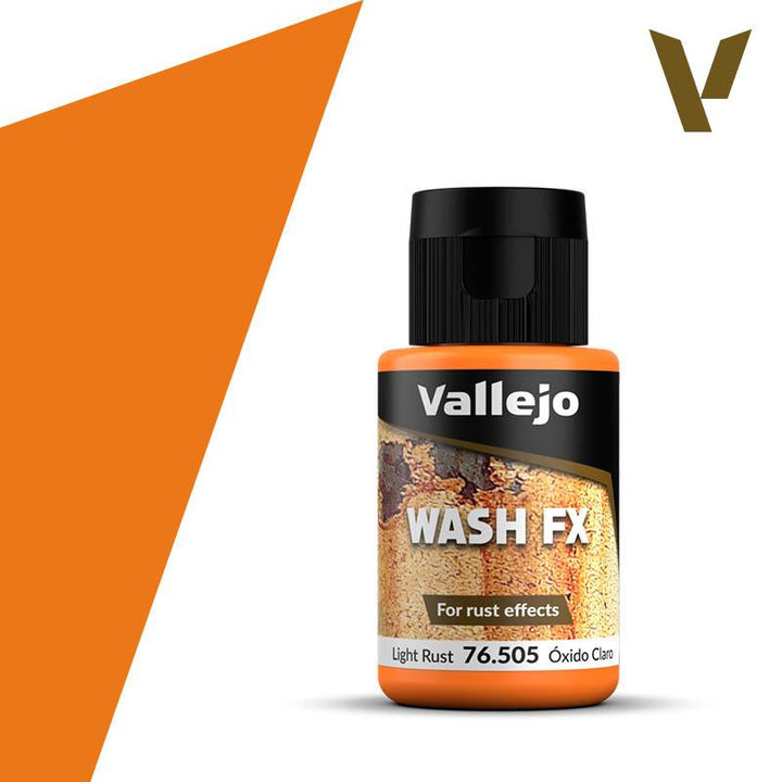 Vallejo 76505 Wash FX Light Rust 35ml - A-Z Toy Hobby