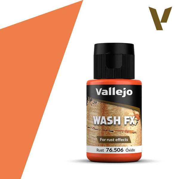 Vallejo 76506 Wash FX Rust 35ml - A-Z Toy Hobby