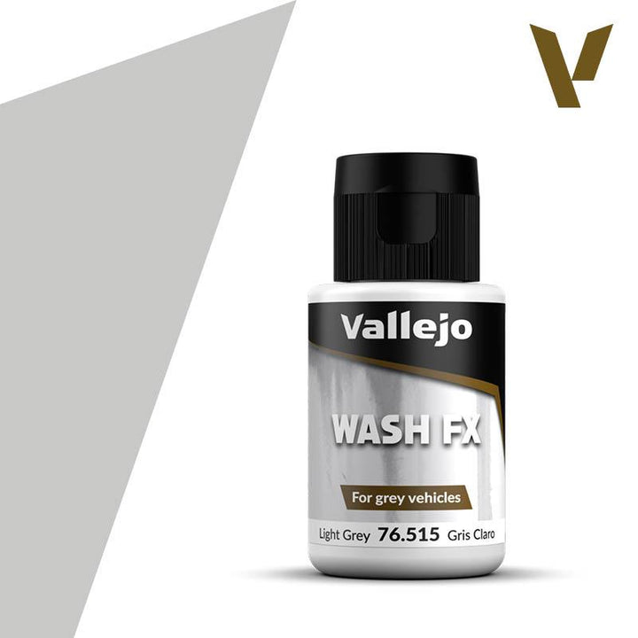 Vallejo 76515 Wash FX Light Gray 35ml - A-Z Toy Hobby