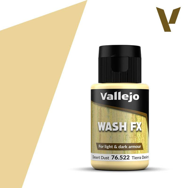 Vallejo 76522 Wash FX Desert Dust 35ml - A-Z Toy Hobby