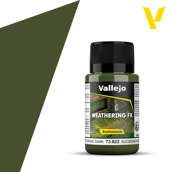Vallejo 73822 Weathering FX Slimy Grime Dark 40ml