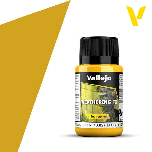 Vallejo 73827 Weathering FX Moss and Lichen 40ml