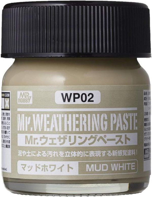 Mr. Hobby WP02 Mr. Weathering Paste Mud White 40ml - A-Z Toy Hobby