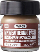 Mr. Hobby WP05 Mr. Weathering Paste Mud Red 40ml - A-Z Toy Hobby