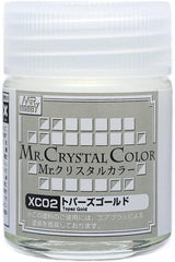 Mr. Hobby XC02 Mr. Crystal Color Topaz Gold Lacquer Paint 18ml - A-Z Toy Hobby