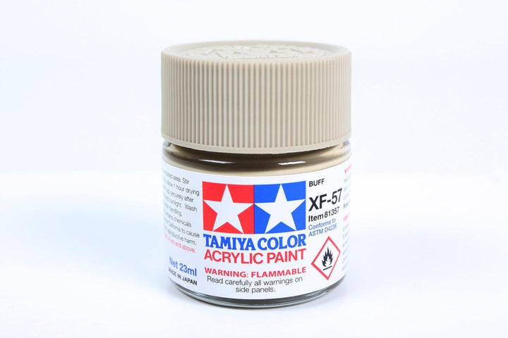 Tamiya 81357 XF-57 Buff Acrylic Paint 23ml TAM81357 - A-Z Toy Hobby