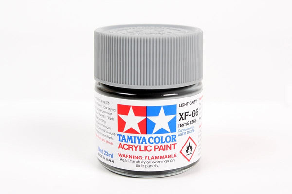 Tamiya 81366 XF-66 Light Gray Acrylic Paint 23ml TAM81366 - A-Z Toy Hobby