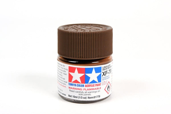 Tamiya 81779 XF-79 Deck Brown Acrylic Mini Paint 10ml TAM81779 - A-Z Toy Hobby