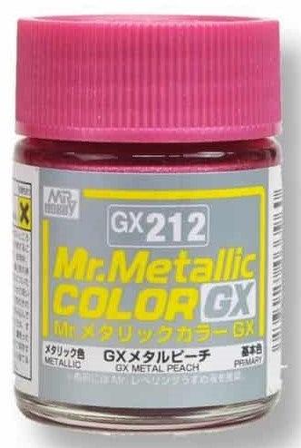 Mr. Hobby GX212 Mr. Metallic Color GX Metal Peach Lacquer Paint 18ml - A-Z Toy Hobby