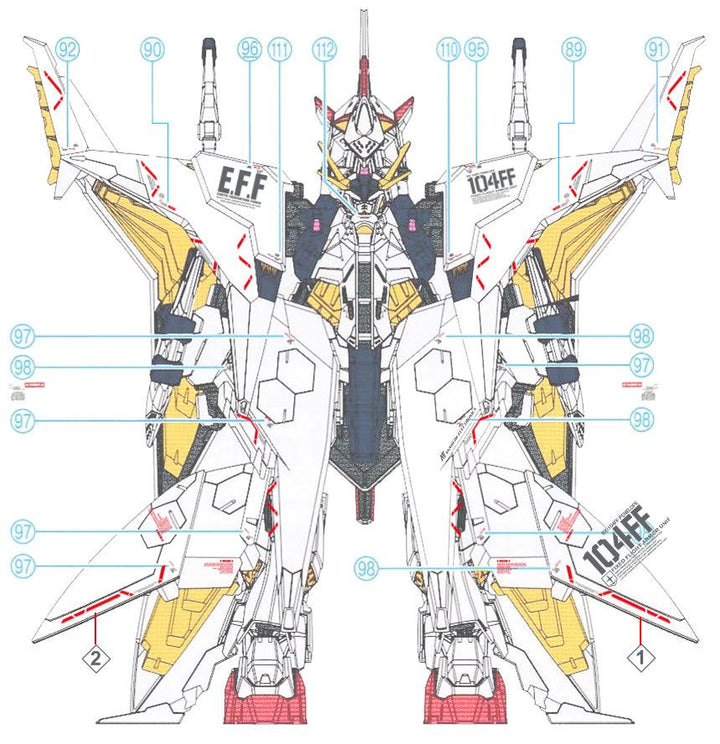 G-Rework Water Decal For HG Penelope - A-Z Toy Hobby