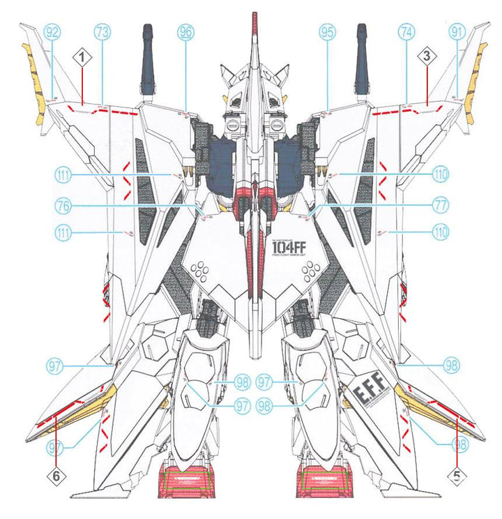 G-Rework Water Decal For HG Penelope - A-Z Toy Hobby