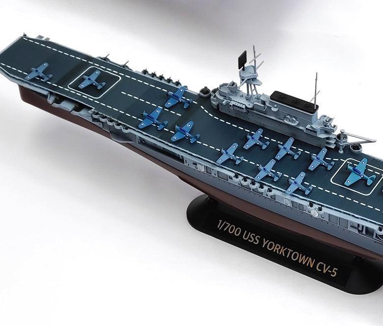 Academy 14229 USS Yorktown CV-5 "Battle of Midway" 1/700 Model Kit - A-Z Toy Hobby