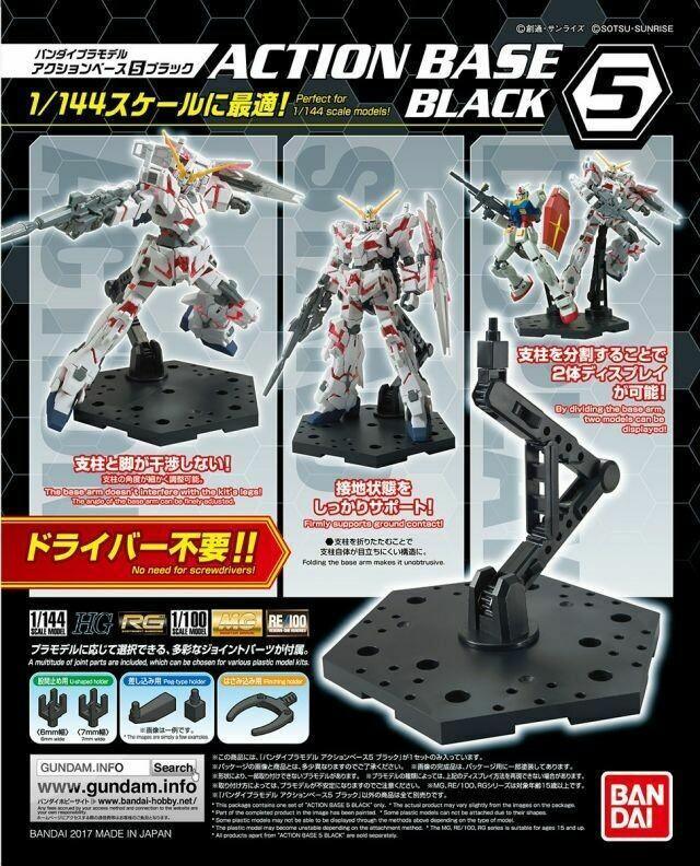 Bandai Action Base 5 Black - A-Z Toy Hobby
