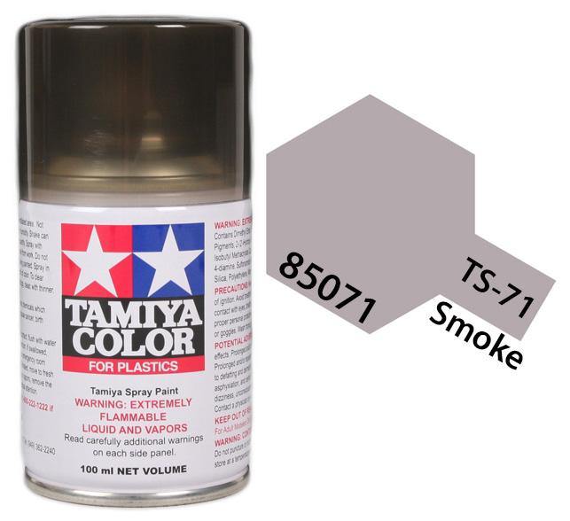 Tamiya 85071 TS-71 Smoke Lacquer Spray Paint 100ml TAM85071 - A-Z Toy Hobby