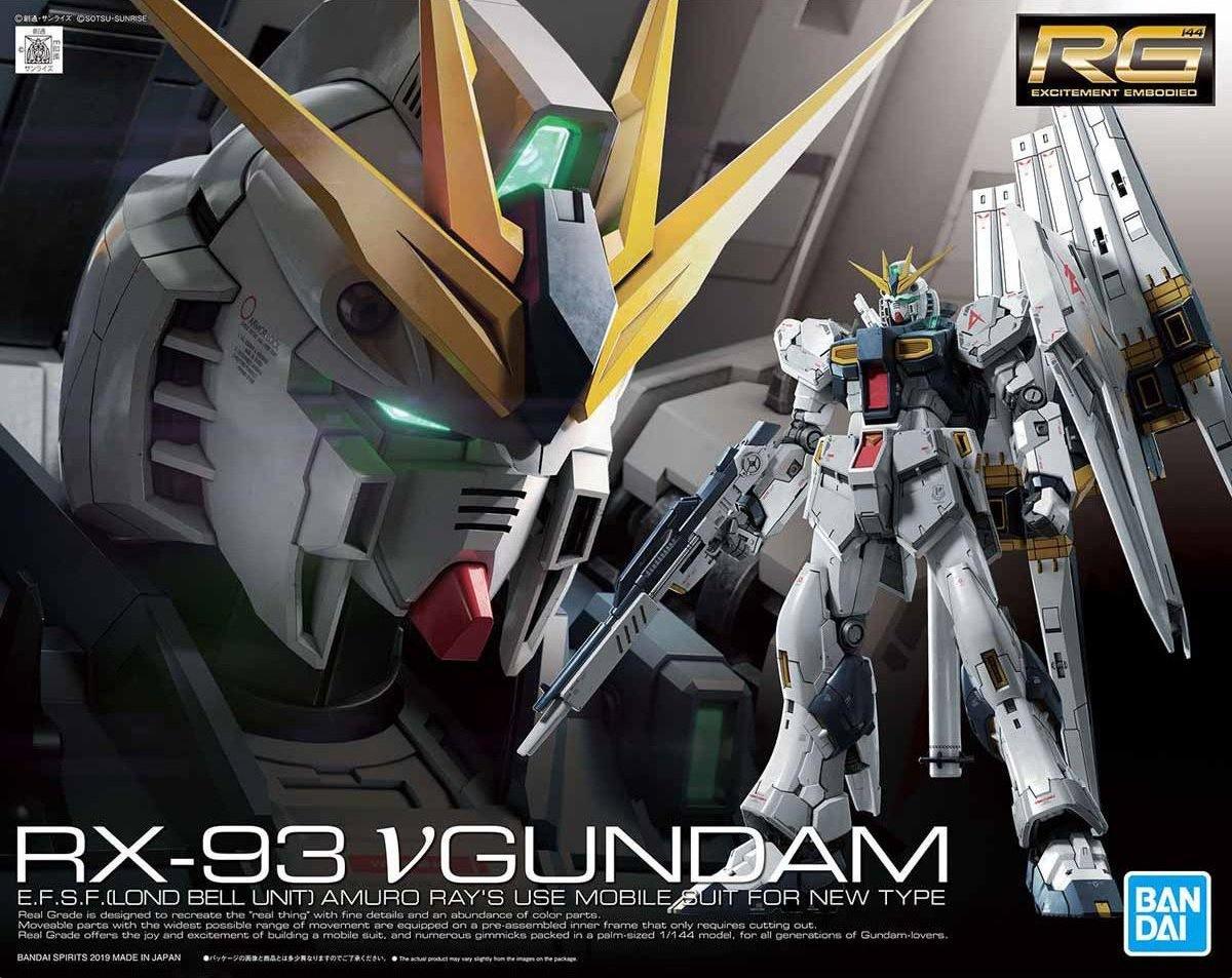 Bandai 32 Nu Gundam RG 1/144 Model Kit – A-Z Toy Hobby