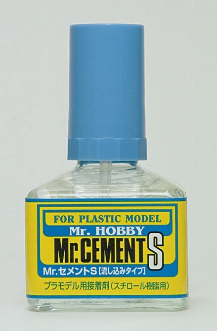 Mr. Hobby MC129 Mr. Cement S Extra Thin 40ml - A-Z Toy Hobby