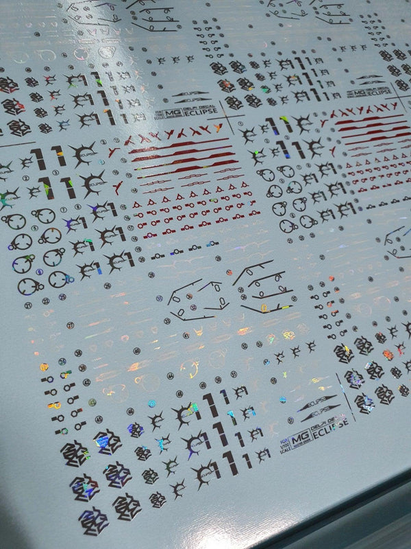 Delpi Holo Water Decal For MG Eclipse - A-Z Toy Hobby