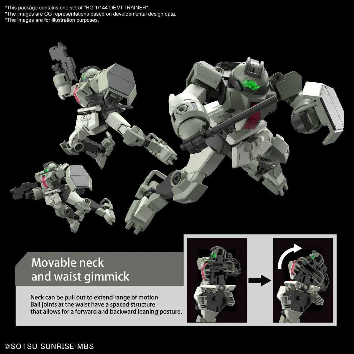Bandai 09 Demi Trainer HG TWFM 1/144 Model Kit - A-Z Toy Hobby