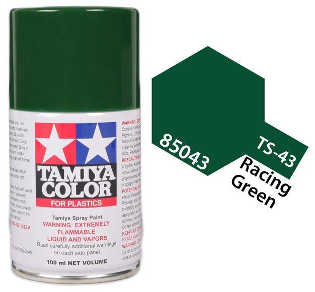 Tamiya 85043 TS-43 Racing Green Lacquer Spray Paint 100ml TAM85043 - A-Z Toy Hobby